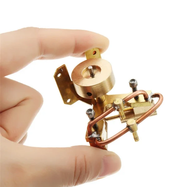 Microcosm Micro Scale M65 Mini V2 Steam Engine Model Gift Collection DIY Project Part - Gold - Image 2