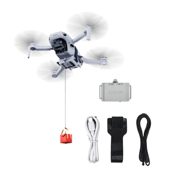 Home     Toys Hobbies and Robot     RC Parts     RC Quadcopter Parts  STARTRC Airdrop Air Dropping System Remote Thrower Transport Gift Sea Fishing Delivery Device for DJI Mini 2 SE / Mini 2 / Mini SE RC Drone - Image 2