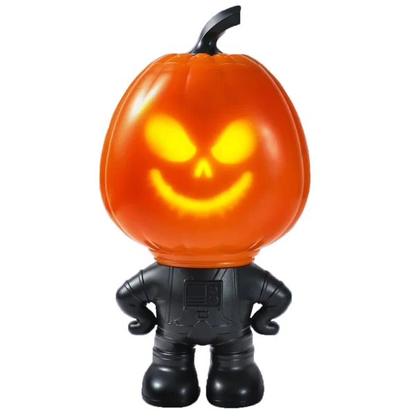 Halloween Pumpkin Man Decoration Props Ornaments Christmas Gift Projector Night Light Can Sing And Talk USB Charge - USB Plug-in Version - Image 3