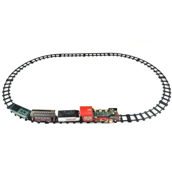 Home     Toys Hobbies and Robot     RC Vehicles     RC Train  TIMELY 3097A 3097B 27MHZ RC Train Electric Track Classic Model Vehicles Smoke LED Lights Music Sound Remote Control Kids Gifts Toys - Image 3