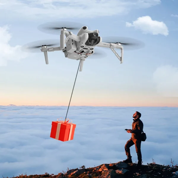 BRDRC Airdrop Air Dropping System Remote Thrower Transport Gift Sea Fishing Delivery Device for DJI MINI 4 PRO RC Drone - Image 3