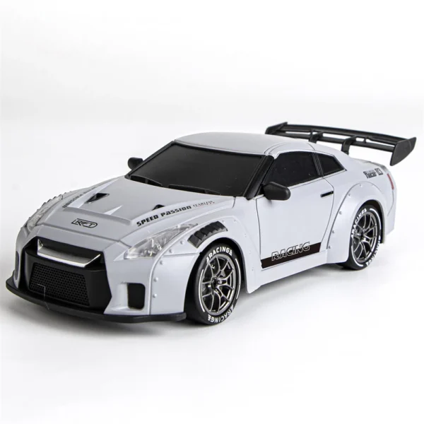 S815 1/24 2.4G 4WD Drift RC Car Mini Race LED Light Radio Control High-Speed Motor On-Road Racing Vehicle Model Boys Gifts Outdoor Toys - One Battery